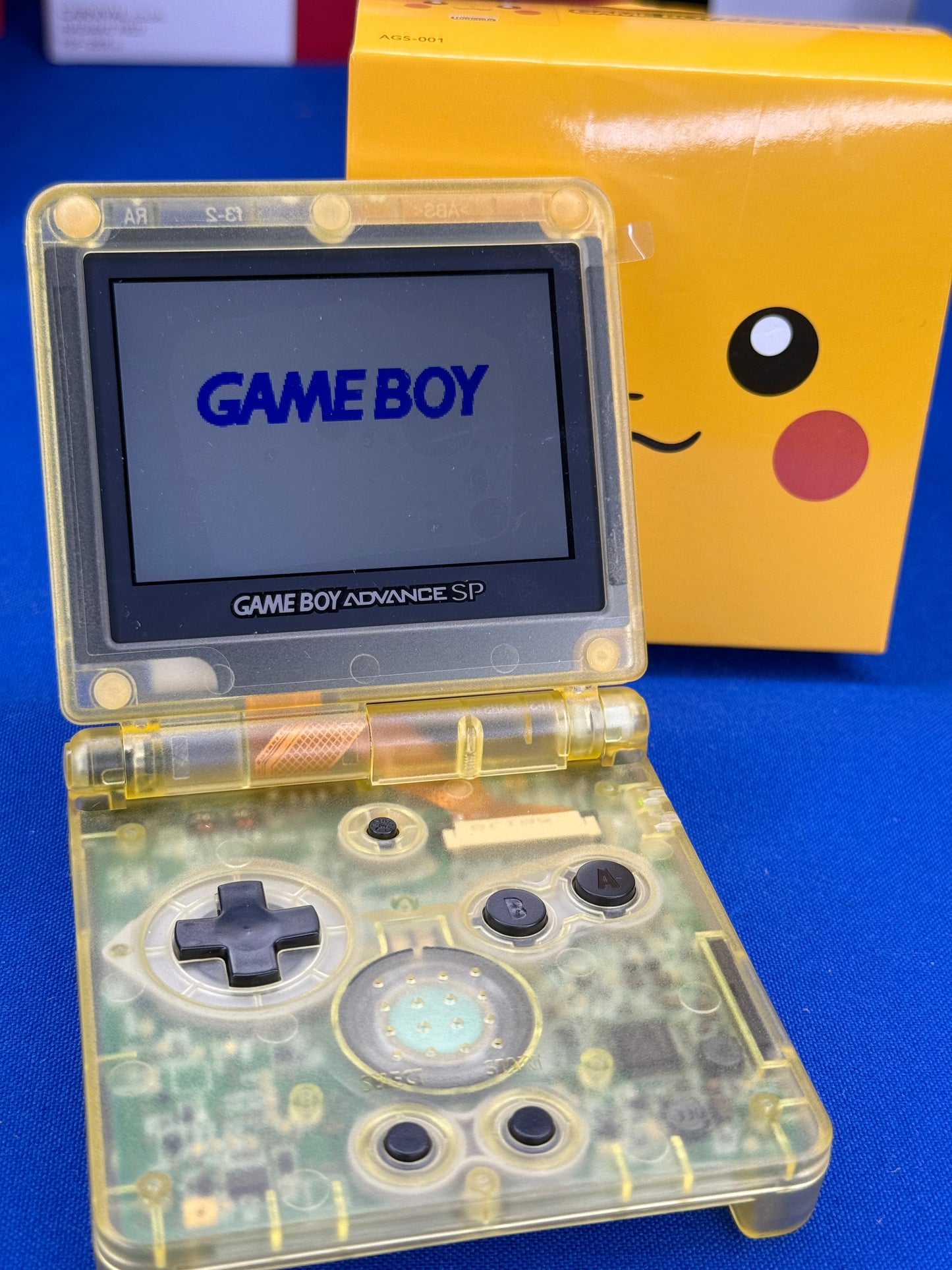 GameBoy Advance SP Con Pantalla IPS Pikachu Edition