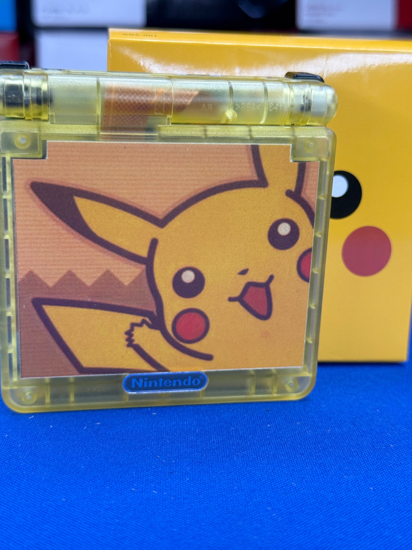 GameBoy Advance SP Con Pantalla IPS Pikachu Edition
