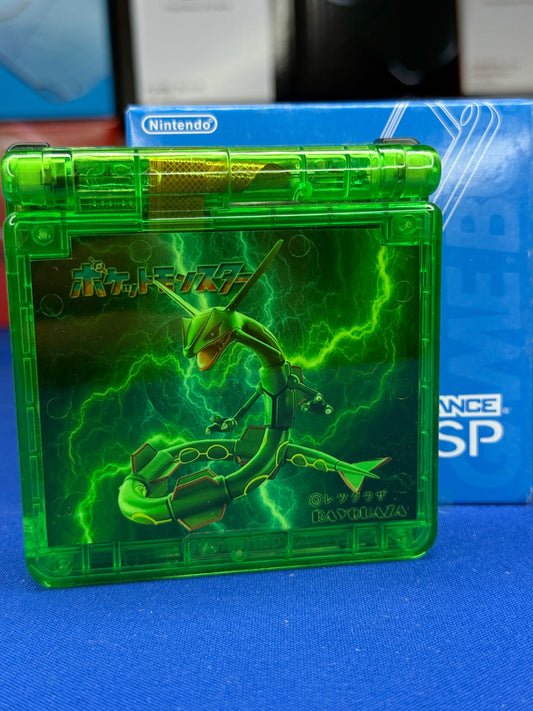 GameBoy Advance SP Con Pantalla IPS Rayquaza Edition